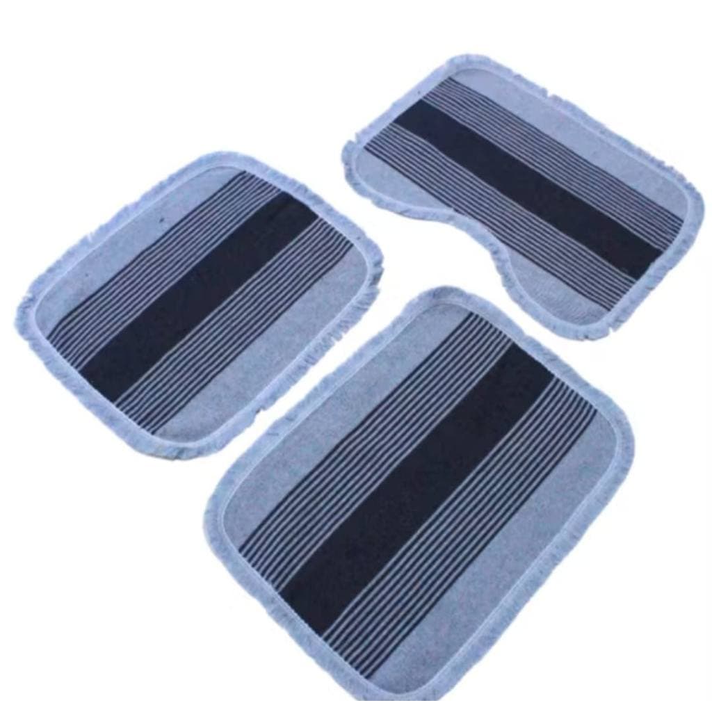 Kit 3 Peças Tapete Banheiro Tapete Pia Tapete Vaso  Capa Tampa  Cores Variadas 40x50cm