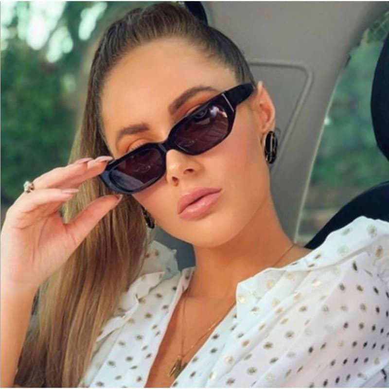 Novo Pequeno Quadro Polígono Mulher Óculos De Sol Masculino Retro Tendência Moda Clássico Design Da Marca