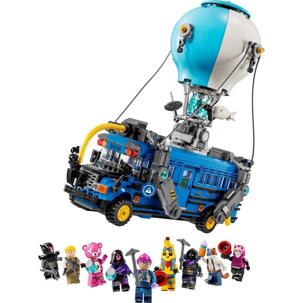 954 Unidades |     Blocos de Construção do Ônibus de Batalha Fortnite Brinquedos Educativos Compatíveis com Lego Present