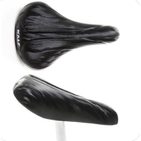 Selim Pu Canotinho para Bicicleta, KF-317, Preto, C/Canote, Ideal para Bicicleta Infantil Aro 16 - Kalf