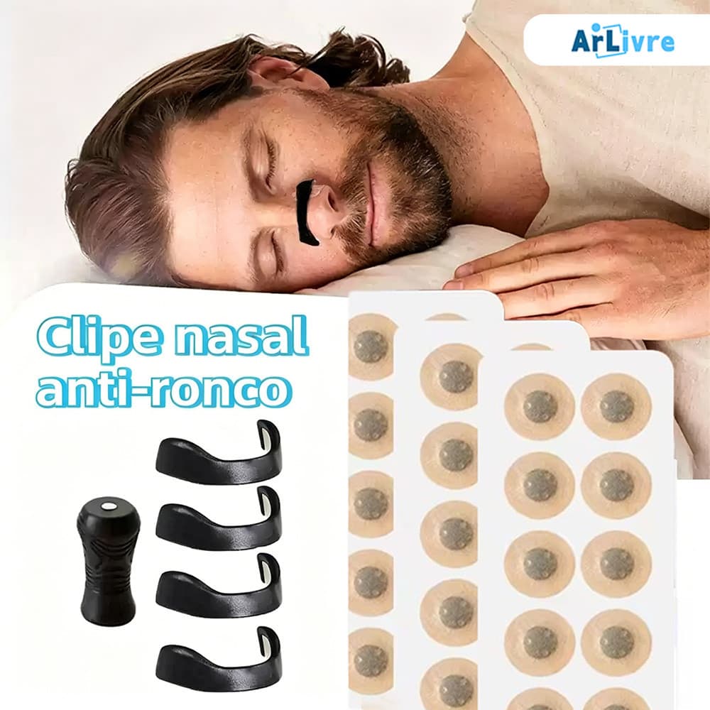Dispositivo Nasal Ajustável para Maior Conforto ao Dormir