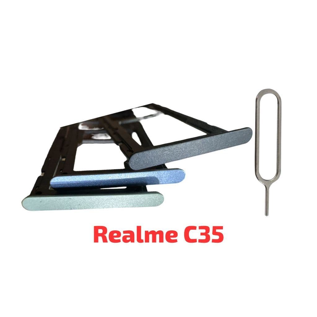 Gaveta De Chip Realme C35 +Chavinha de Chip