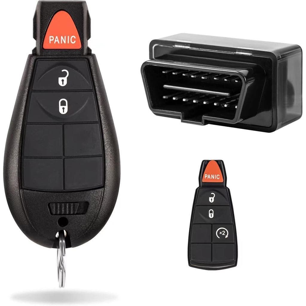 Kit De Chaveiro De Carro Compatível Com Chrysler 300 Town Country , Para Dodge Challenger Charger Durango Grand Caravan