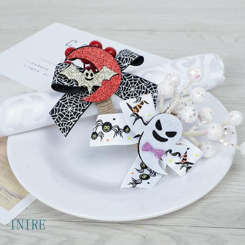 IRE Halloween Style Design 7 Estilos Para Escolher Anéis Guardanapo Porta-Guardanapos Mesas