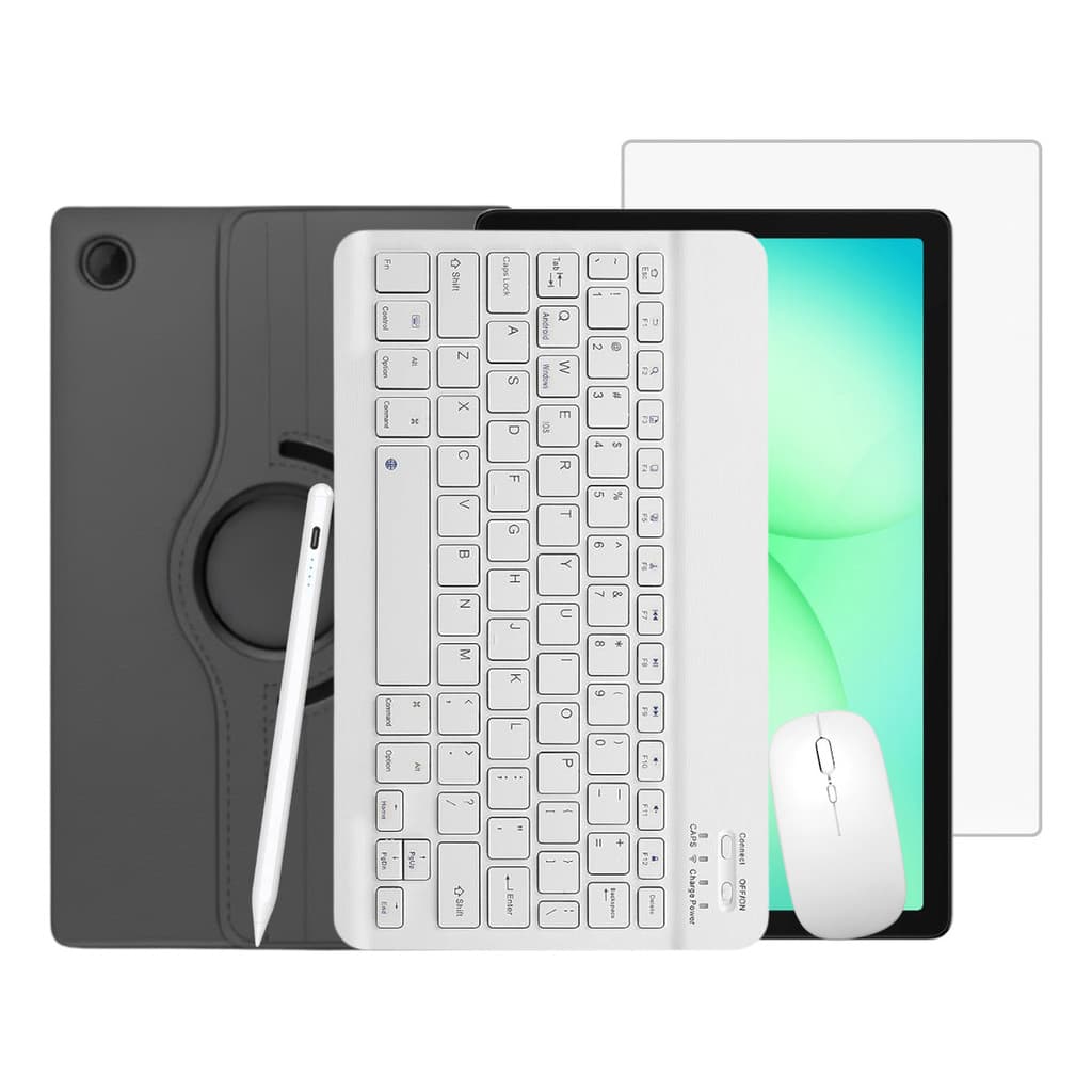 Kit Capa Teclado Mouse Caneta  Pelicula Para Tab Samsung A11