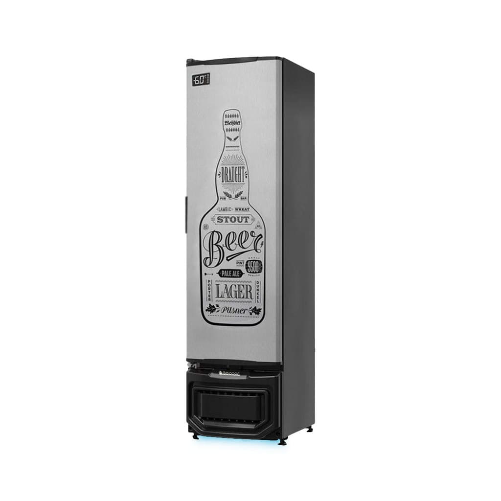 Cervejeira Vertical Gelopar GCB-23E GW Tipo Inox 228 LT