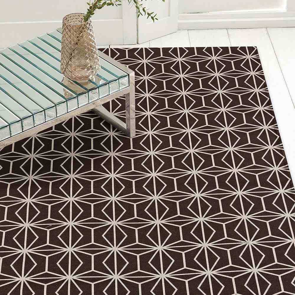Tapete Jacquard Antiderrapante 1,32x2,00 Cannes Caramelo