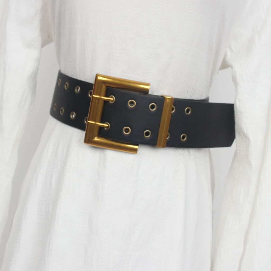 2026 novo estilo preto rebite cinto y2k quente menina senhoras cinto decoração combinando High-End cinto decoração acess