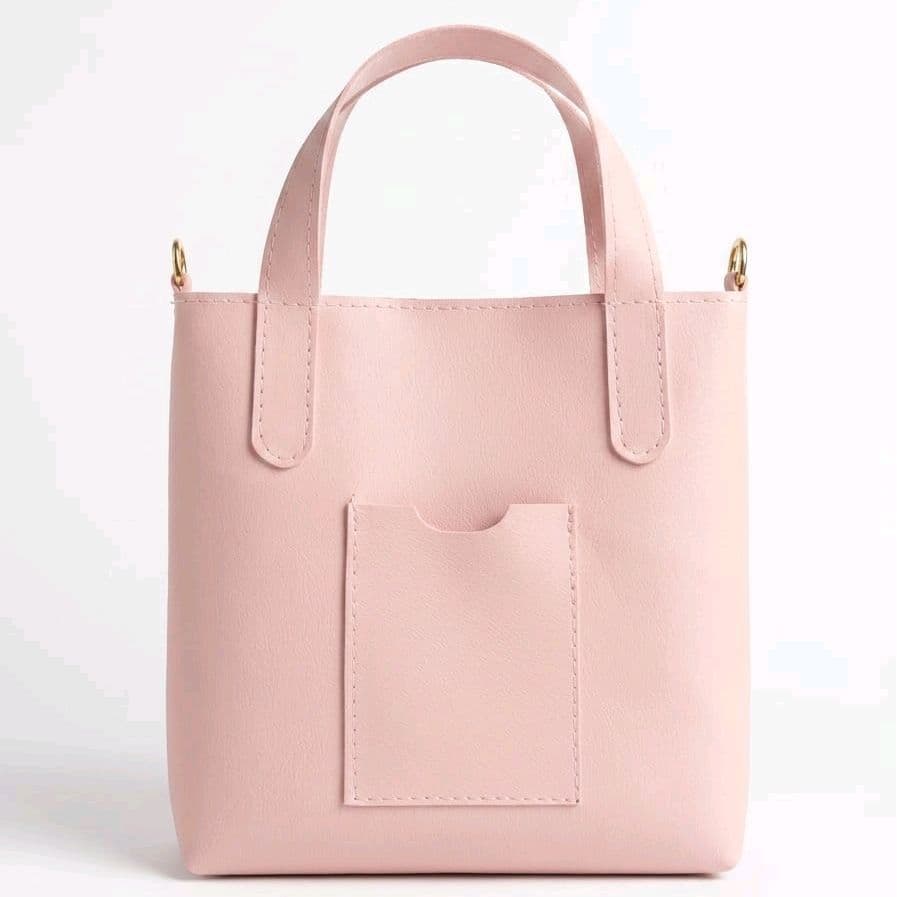 Mini Bolsa Sacola com Alça de Mão e Transversal