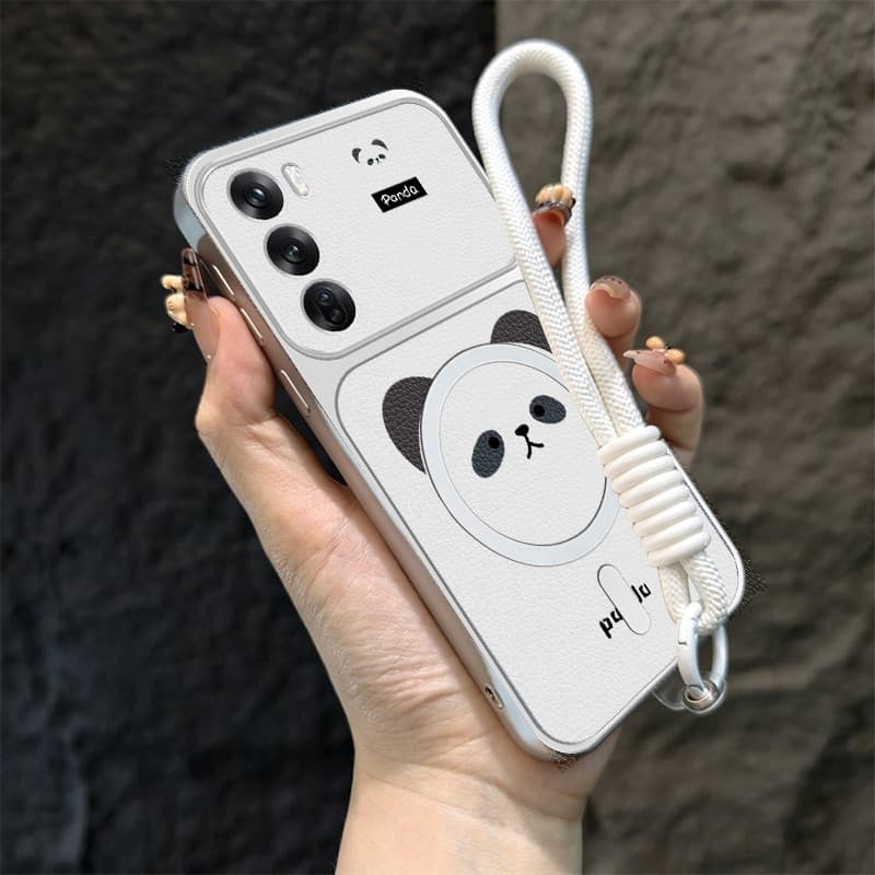 Capa Para Realme c75 c71 c75x C73 C85 4g De Telefone Softcase Silicone À Prova De Choque Novo design Estético Fofo Panda