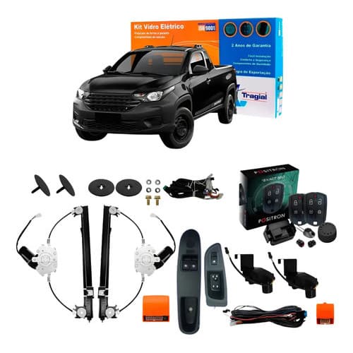 Kit Vidro Trava Tragial Alarme Positron Nova Strada 2025 Cs