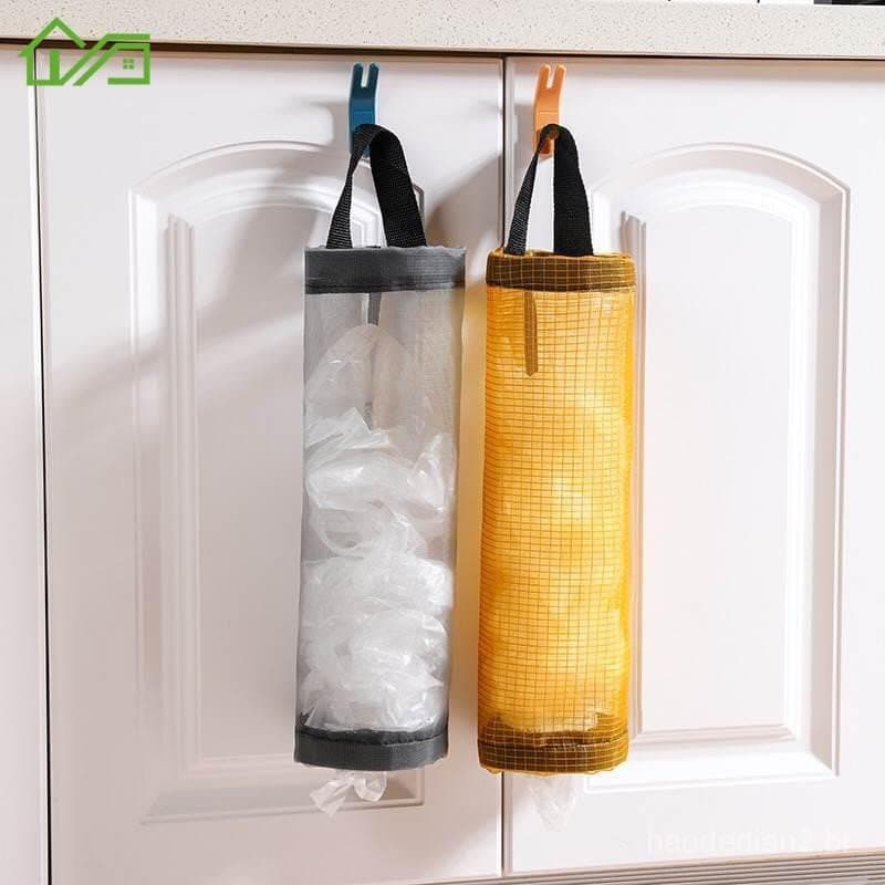 Organizador/dispensador de sacolas de compras/sacos plásticos para armazenamento na cozinha