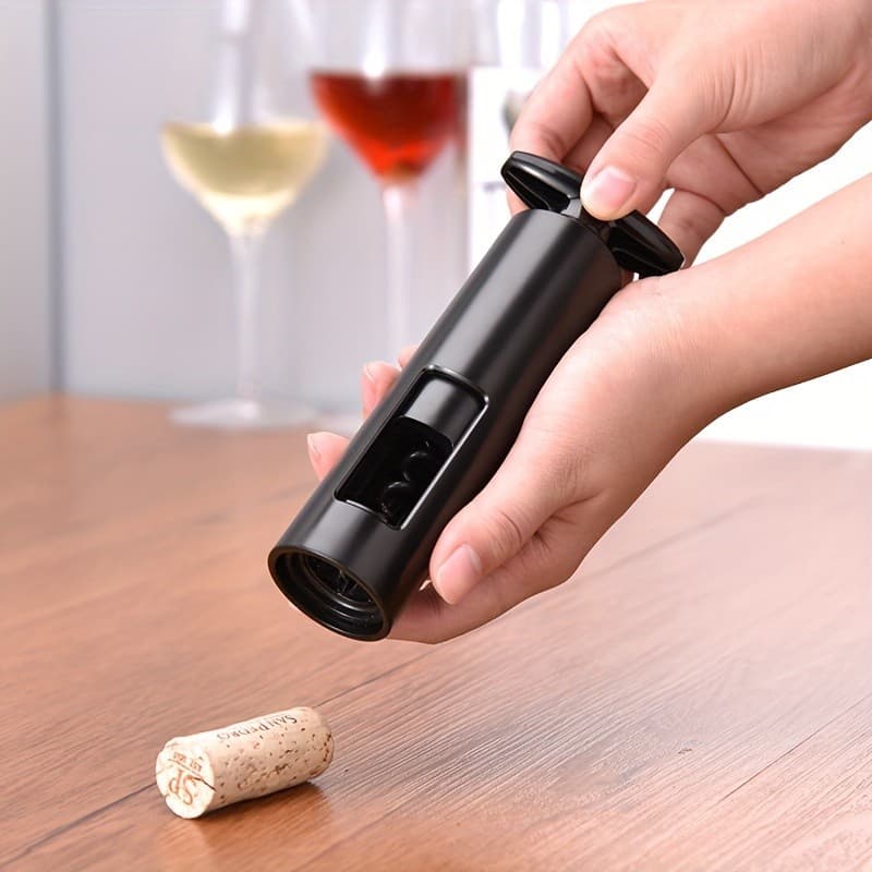 1 peça em forma de T simples abridor de garrafa de vinho tinto Manual abridor de vinho tinto