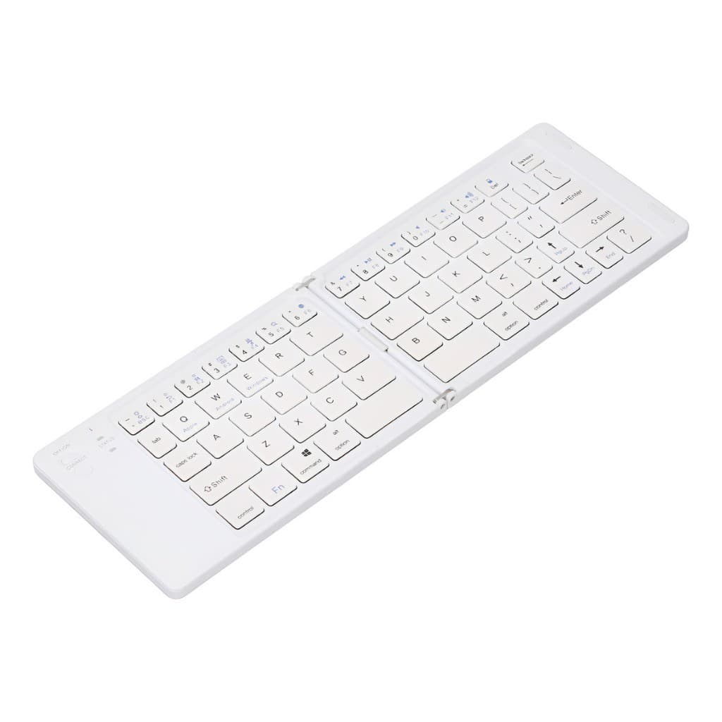 Mini Teclado Sem Fio Bluetooth Dobrável Recarregável