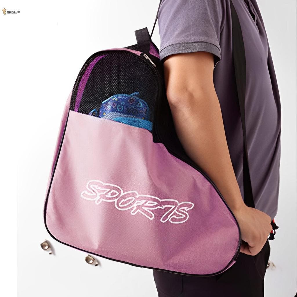 Bolsa De Patins Para Crianças E Adultos , Skate Respirável De Grande Capacidade Acessórios De Patinação