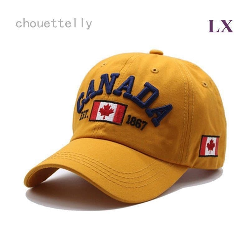 LX baseball Boné Para Homem Mulher Chapéu CANADA Bordado casual Masculino De Beisebol
