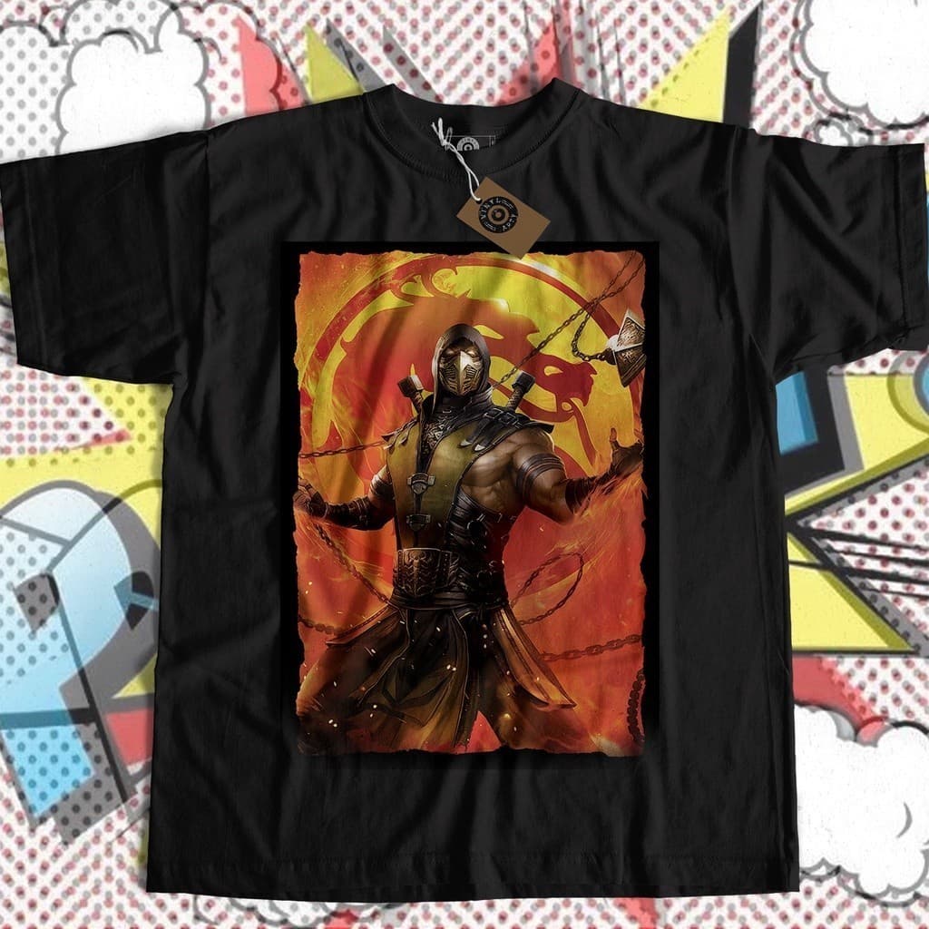 Camiseta Camisa Scorpion - Mortal Kombat top ! fashion