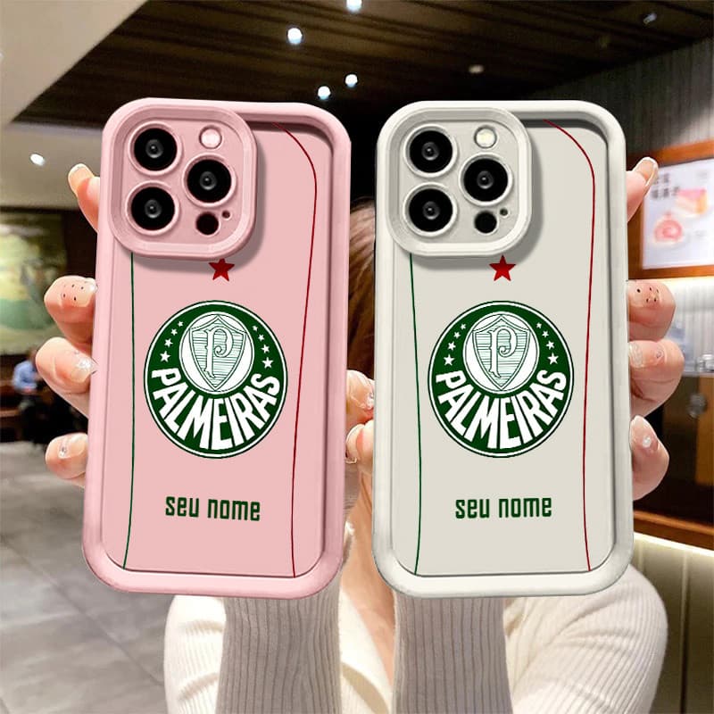 Capinha personalizada camisa do Palmeiras para iPhone 11 norma 15 14 13 12 17 15 16 pro max 15 Plus 14 Pro capa silicone