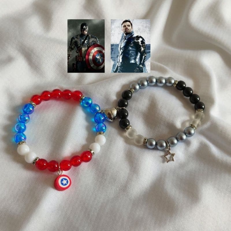 Pulseira amizade Capitão América X ..