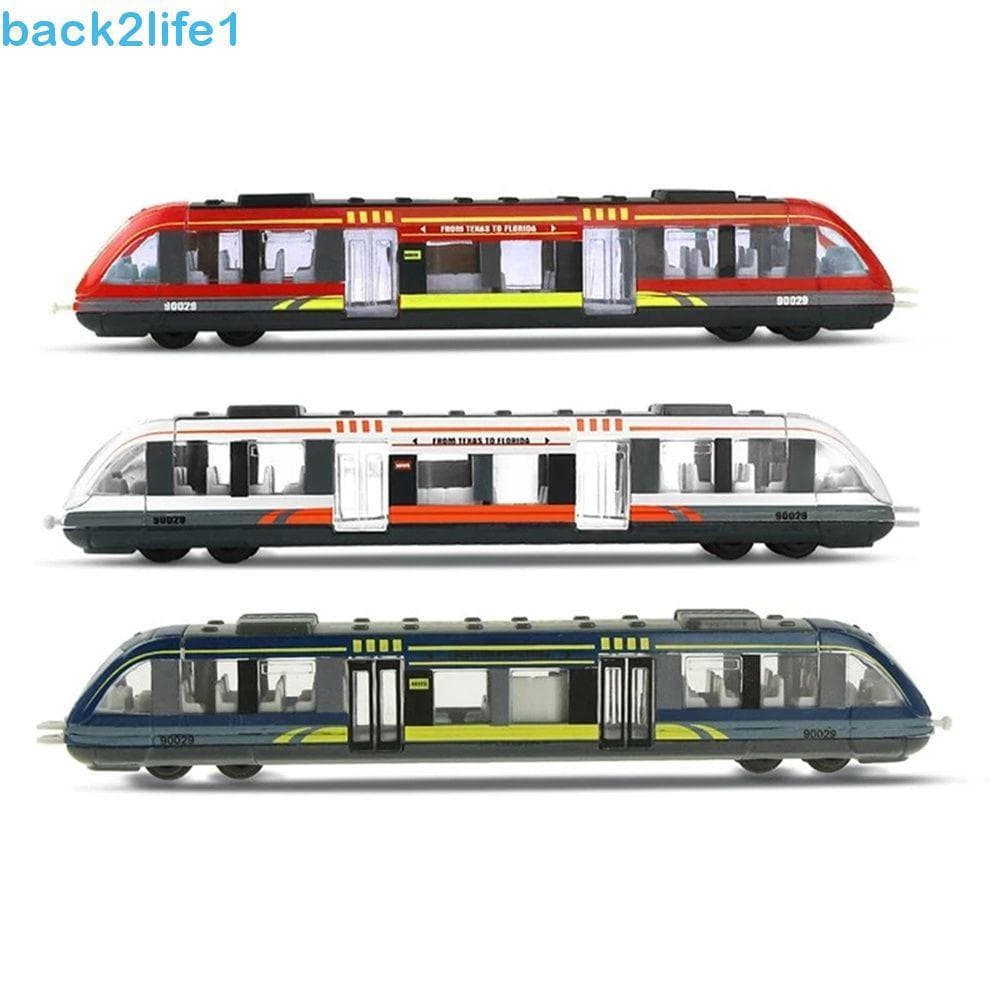 BACK2LIFE1 Simulação Trem Brinquedo Meninos Crianças Especial Metro Metrô Liga Modelo Brinquedos De Metal Diecast