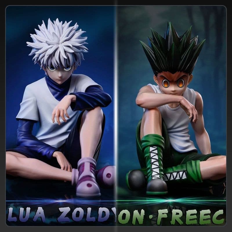 Hunter x Gon Freecss Anime Noodle Stopper Killua Zoldyck Figura de Ação Modelo Brinquedos Hisoka E3GY