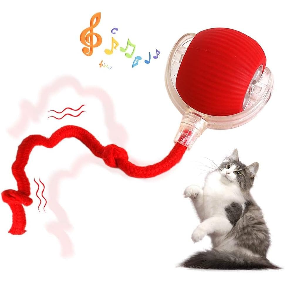 Brinquedos Interativos para Gatos de Interior, Bola de Brinquedo Interativa para Animais de Estimação, Bola de Brinquedo