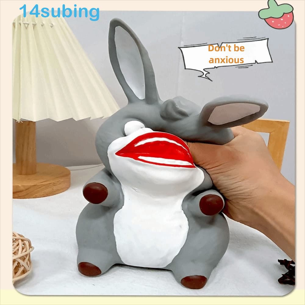 Brinquedo De Apertar SUBING , Alívio De Estresse De Aumento Lento De Silicone Em Forma De Burro De Material Macio