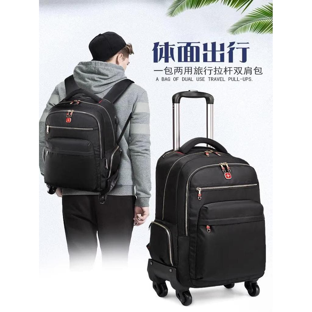 Mochila faca do exército suíço multifuncional, grande capacidade, viagem de negócios, dupla utilização, mochila escolar