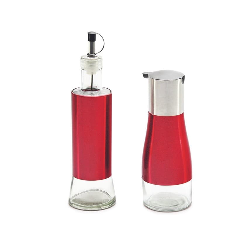 Galheteiro Inox 300ml C/2 Vermelho Glht-001vm