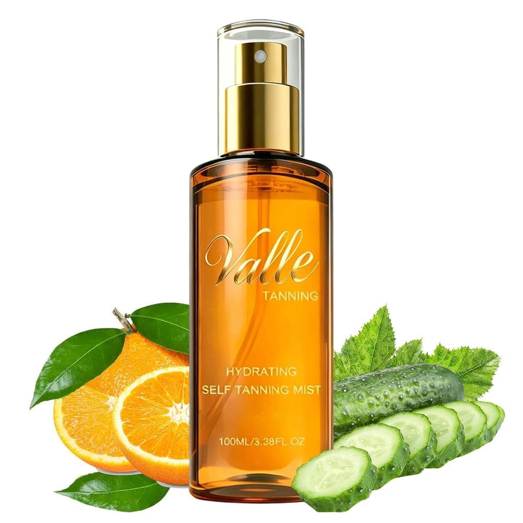 ValleTanningMist, Spray Autobronzeador para Pernas, Rosto, Pescoço e Corpo, Spray Hidratante Sem Sol, para Mulheres e Ho