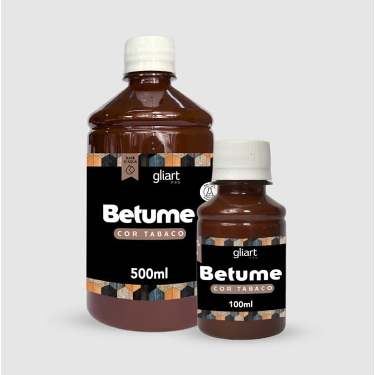 Betume Base De água Gliart Acabamento Fosco 100ml Betume