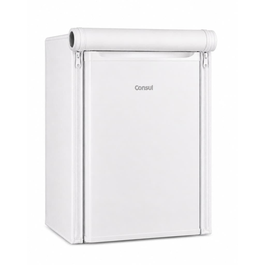 Capa Para Frigobar Consul 117L - CRC12CB - Corino Branco