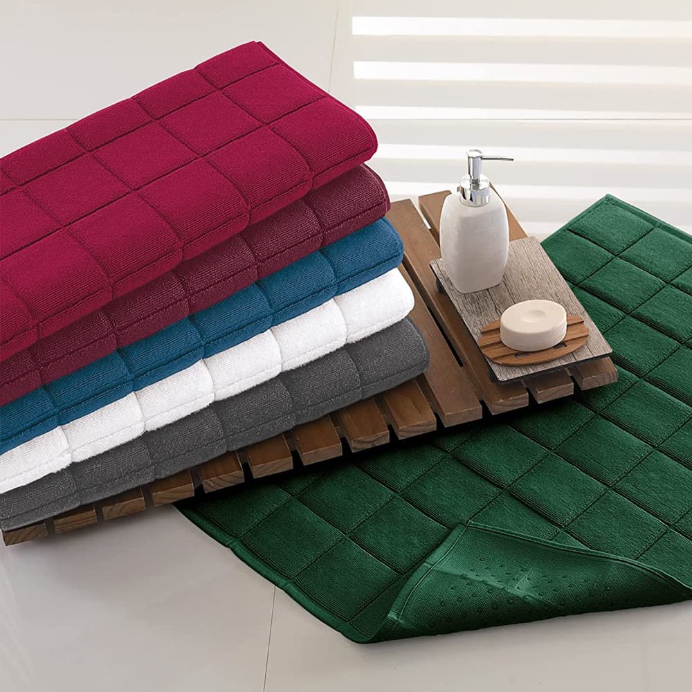 Toalha de Piso Antiderrapante Teka Prima Delicatta - 100% Algodão - 50x75cm