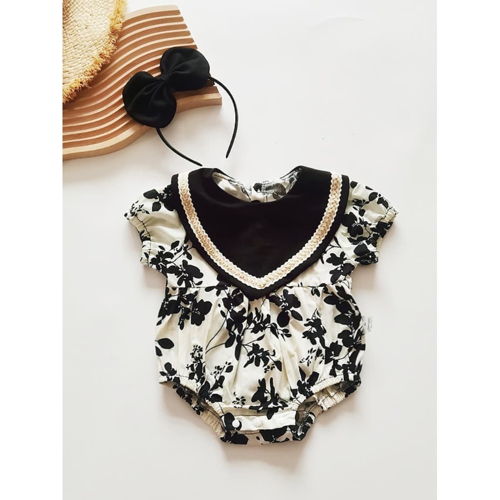 Bebê menina saia verão versão coreana bebê macacão fino roupas recém-nascidos algodão macacão de manga curta