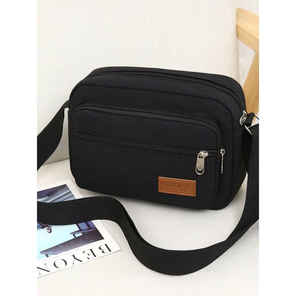 Bolsa de negócios multicamadas coleção carteira resistente ao desgaste lona Diagonal bolsa feminina bolsa de ombro bolsa