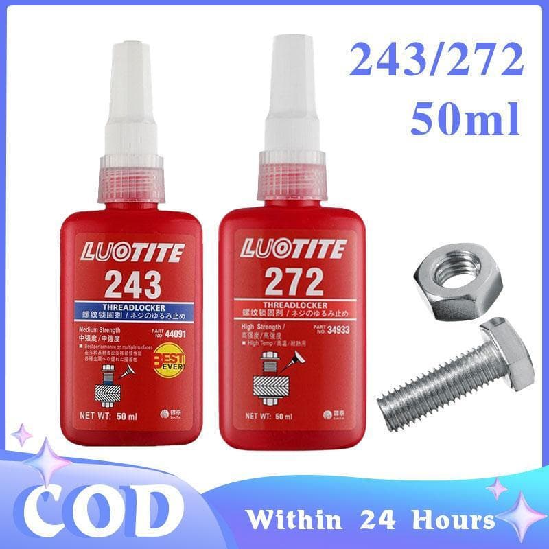243 Selante de Rosca, cola anaeróbica para metal, cola para moldagem, fixação de parafusos e porcas, cola anticorrosiva.