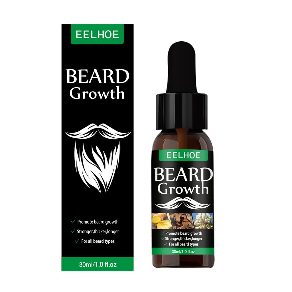 Óleo para Cuidado da Barba EELHOE, Spray Hidratante e Nutritivo, Cuidado da Barba, Proporciona Maciez e Suavidade, Óleo