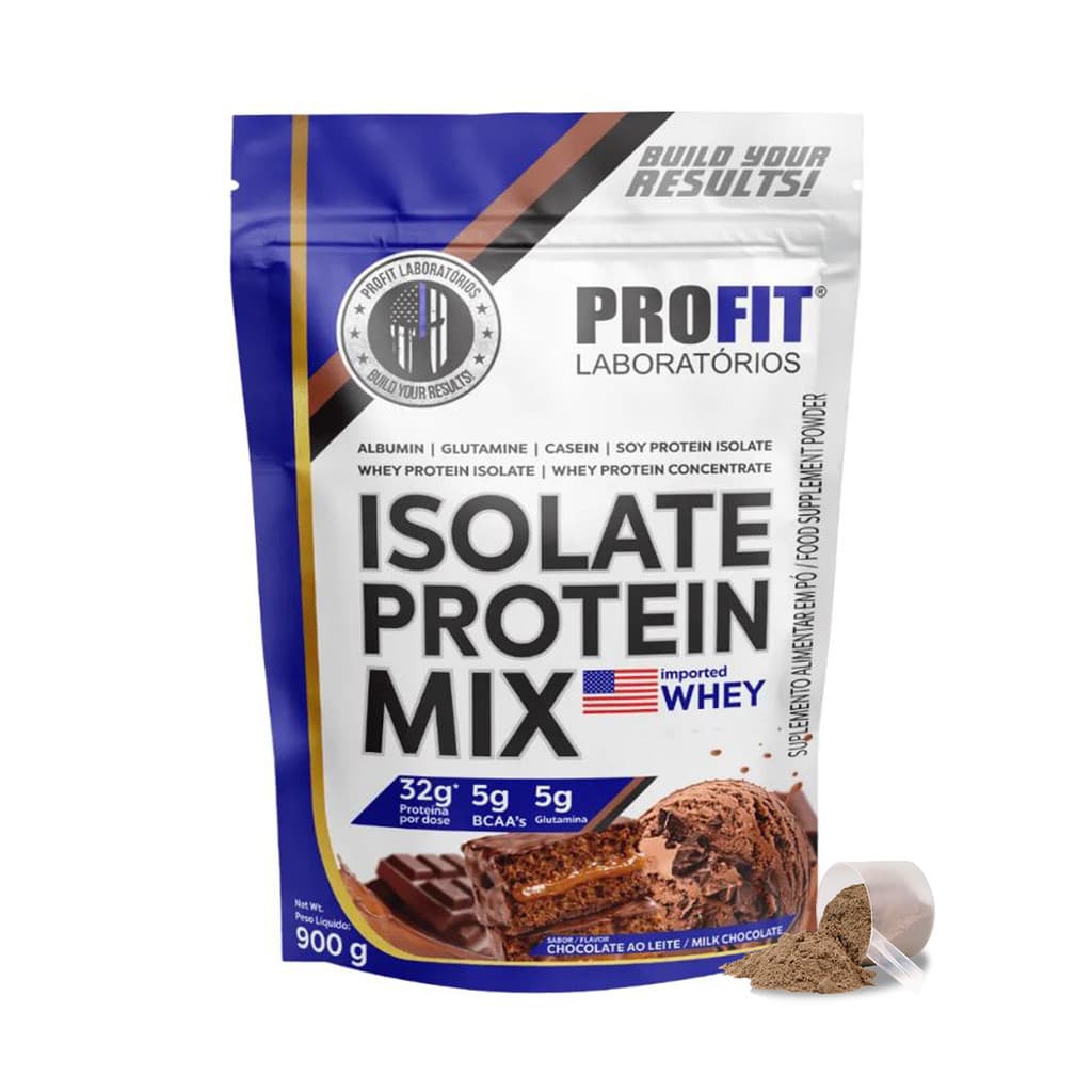 Whey Protein Isolado 900g Isolate Protein Mix - Profit Labs