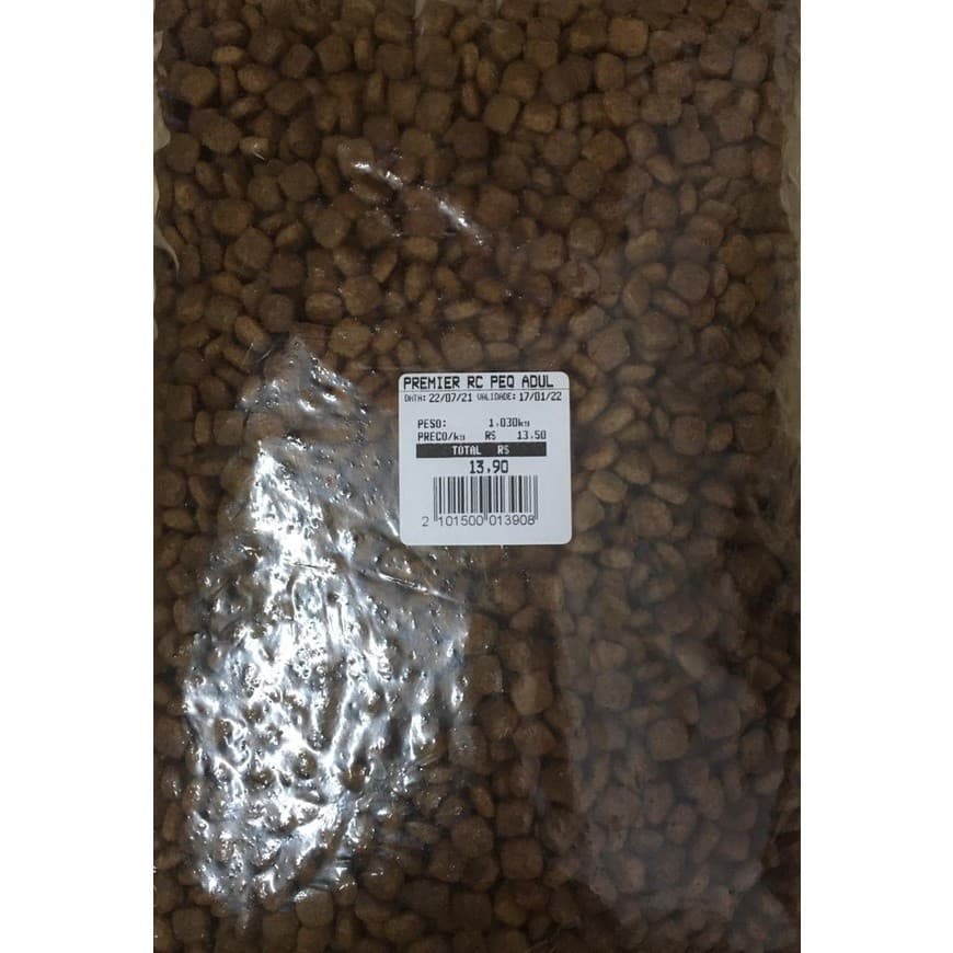 Kit 3 kg Ração A Granel Premier Cães Filhotes Raças Pequenas