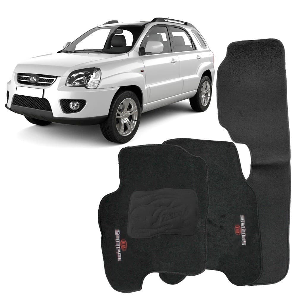 Tapete Sportage 2005 a 2010 Carpete 3 Peças