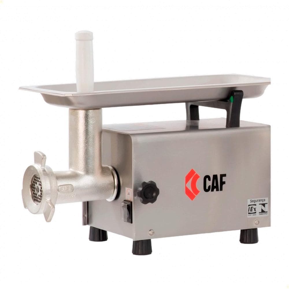Moedor Picador Elétrico Comercial CAF Boca 8 Bivolt 60 HZ 1/3 CV P008221113
