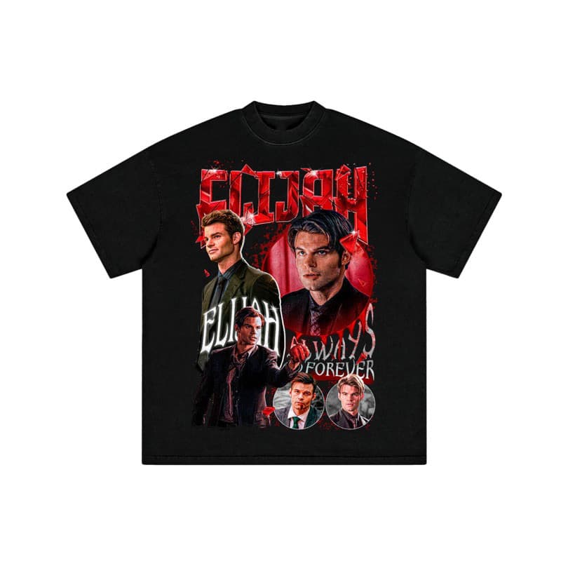 Camiseta Camisa Elijah Mikaelson Red Blusa The Vampire Diaries Diarios De um Vampiro The Originals Série Unissex