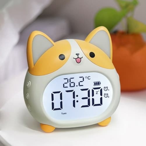 Multifunction Alarm Silent LED Desk Clock Timer