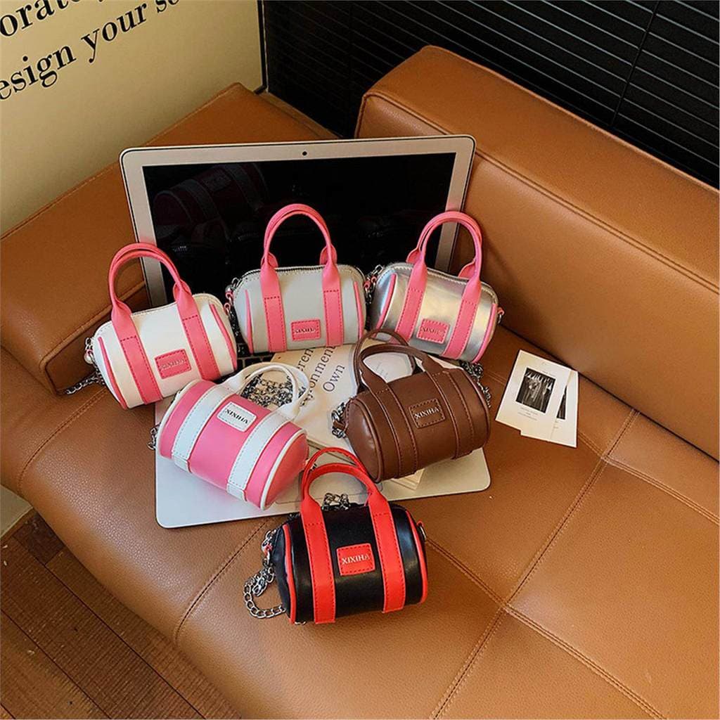 2026 versão coreana de alto valor portátil moeda bolsa menina bebê moda corrente Diagonal batom saco Mini chave saco