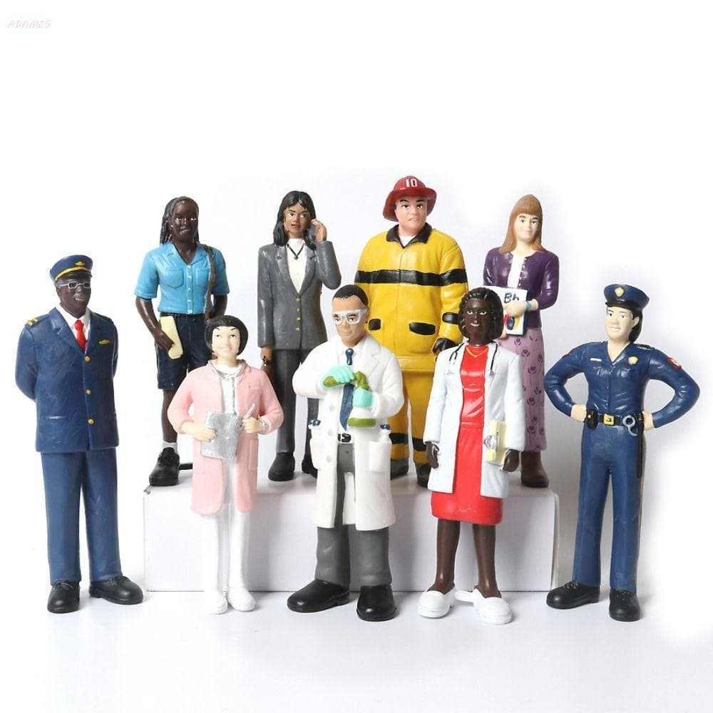 Estatueta Humana Realista ADAMES , Oficial , Médico , Professor , Chef , Carreira , Pessoas , Estatuetas De Enfermeira