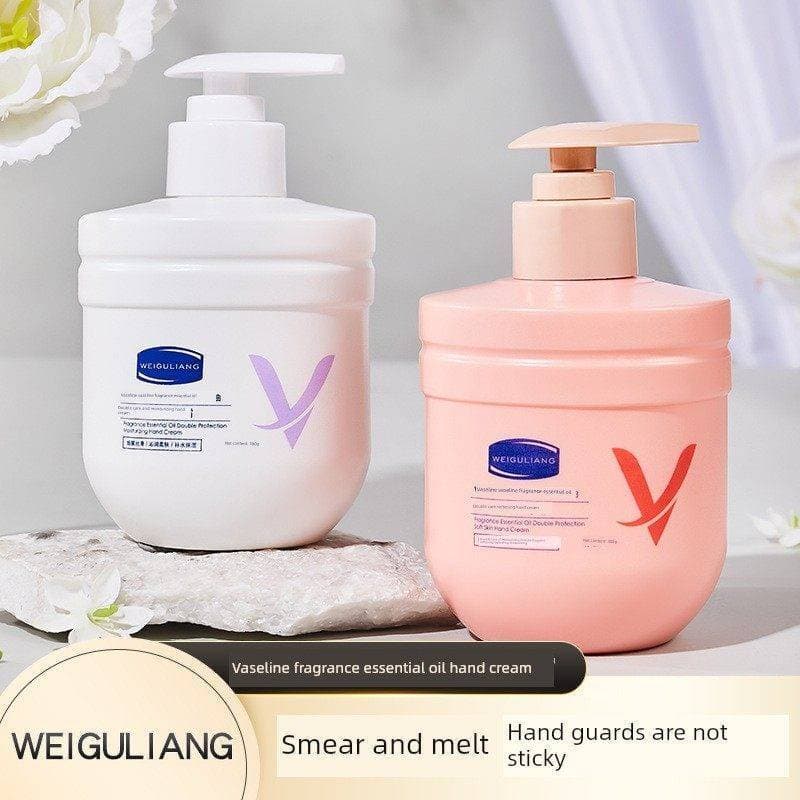 Vaselina creme para as mãos garrafa grande tipo Push hidratante, hidratante, Anti-secagem, outono inverno hidratante fem