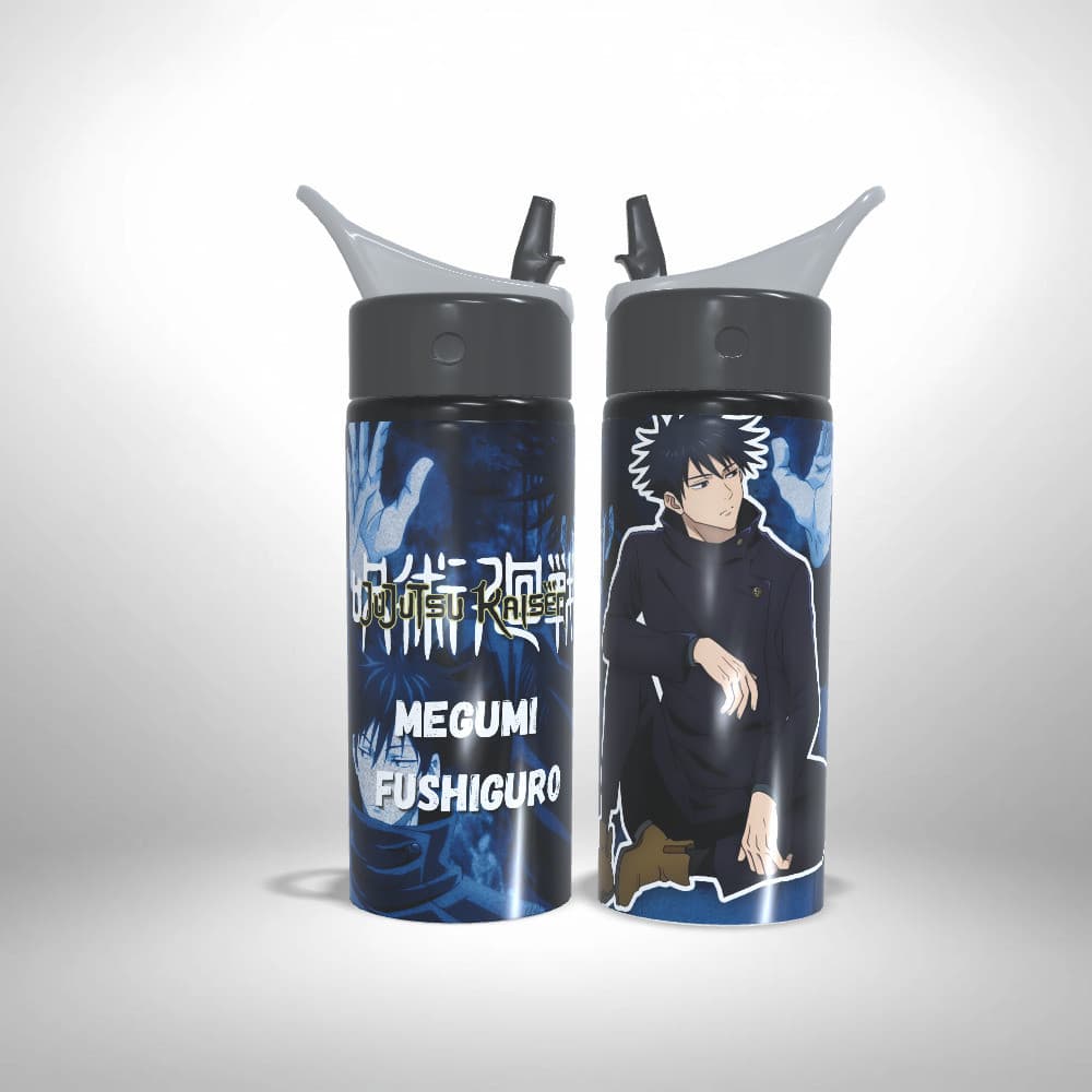 Garrafa Squeeze Anime Jujutsu Kaisen Megumi Fushiguro