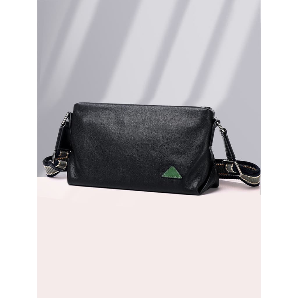 Aoyi bolsa de ombro de couro genuíno bolsa masculina 2026 novo estilo primeira camada de couro Commuter mochila High-End