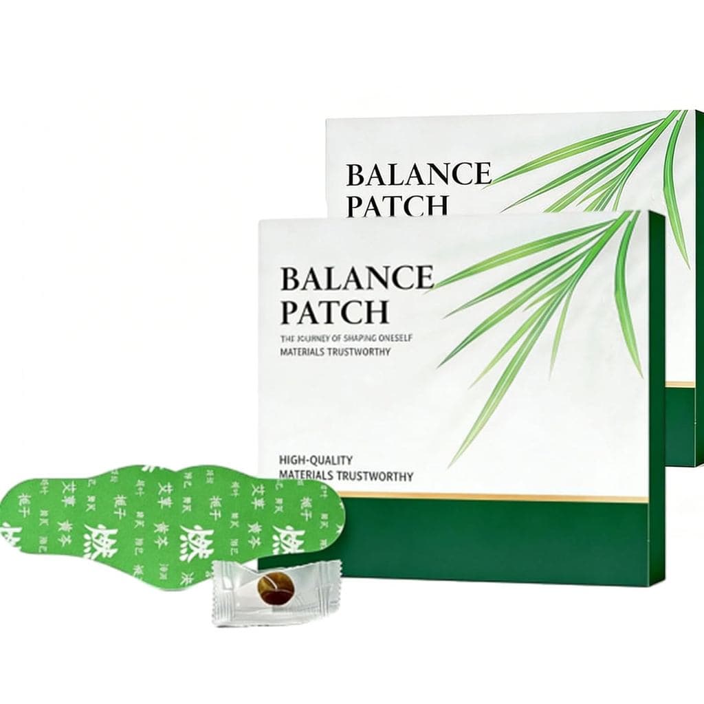 HerbalBalancePatch-TraditionalWarmingPatch,HerbalPatchPadBalance,EnergyBoost,HerbalFormulaforWomenandMen(2Box/10Pieces)
