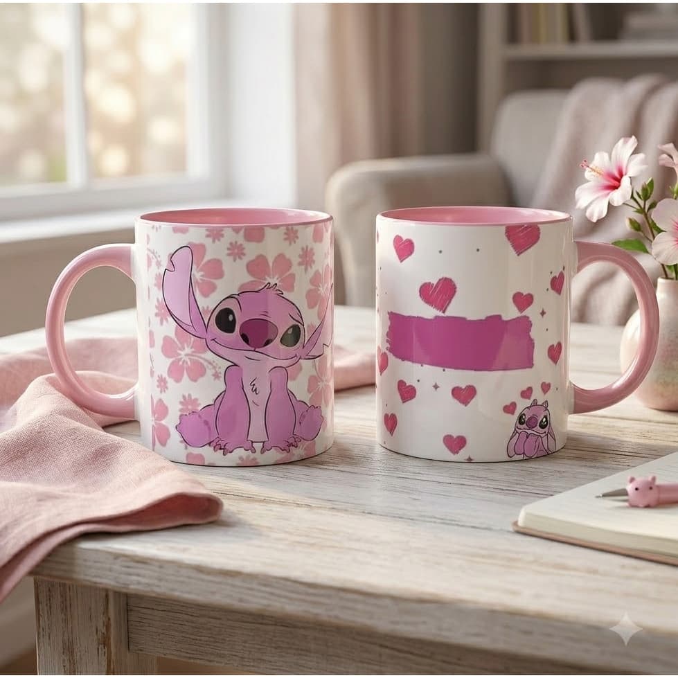 Caneca Rosa para Melhor Amiga Presente especial